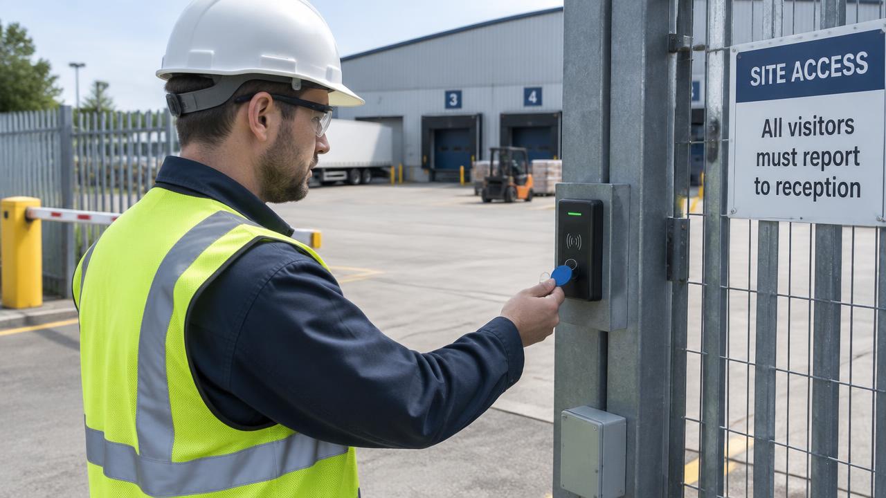 Access control for warehouses and yards
