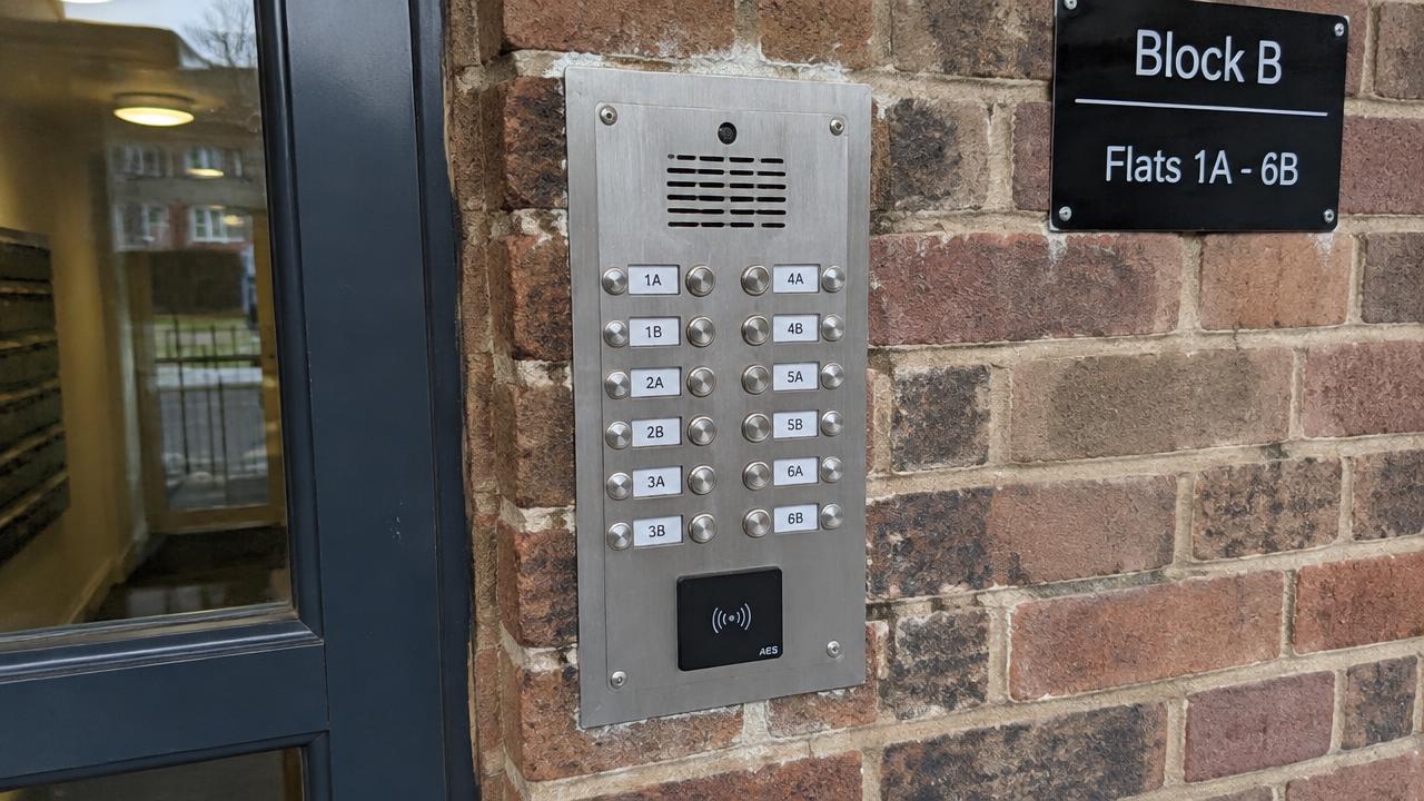 Video door entry for flats and shared offices